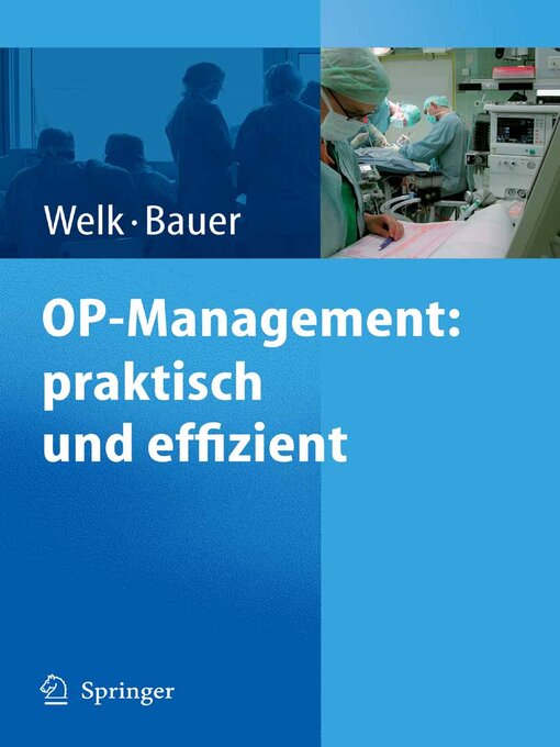 Title details for OP-Management by I. Welk - Available